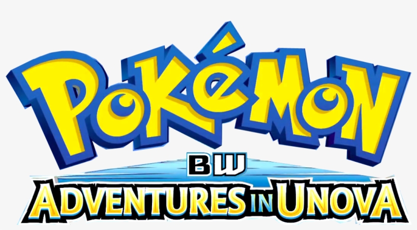 Pokemon Bw Adventures In Unova Logo, transparent png #8564599