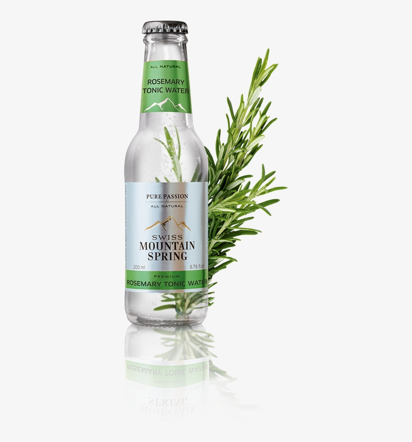 Rosemary - Glass Bottle, transparent png #8564686