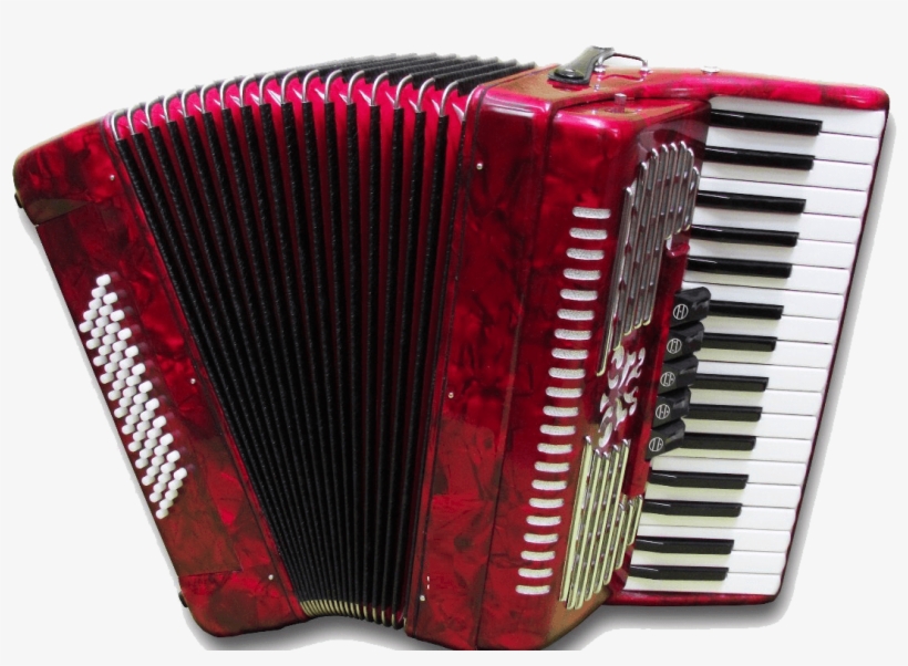 Acordeón Norteño Rojo - Acordeon Heimond 80 Bajos, transparent png #8564733