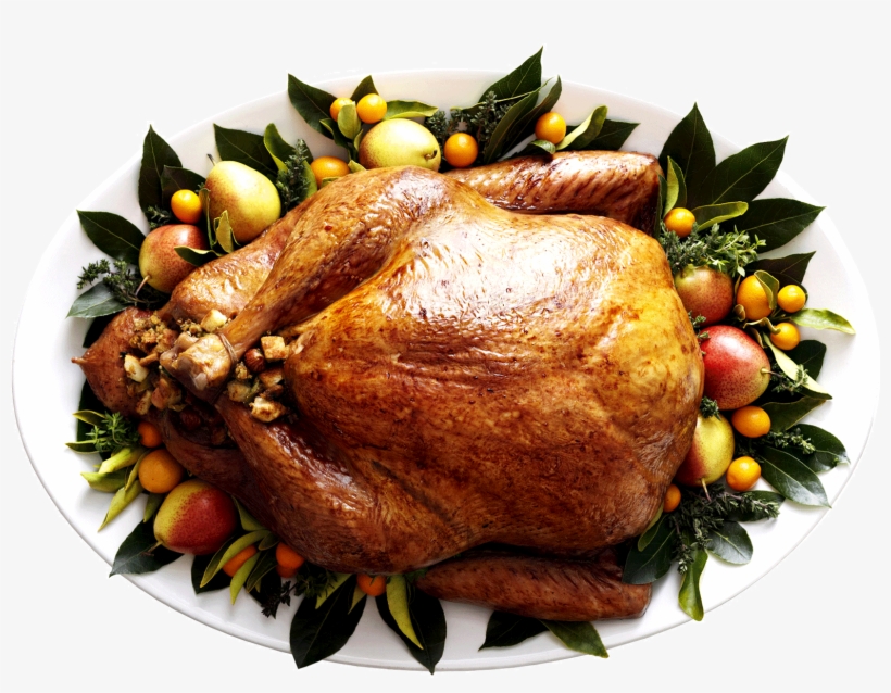 Who We Are - Turkey Dinner Top View, transparent png #8564769