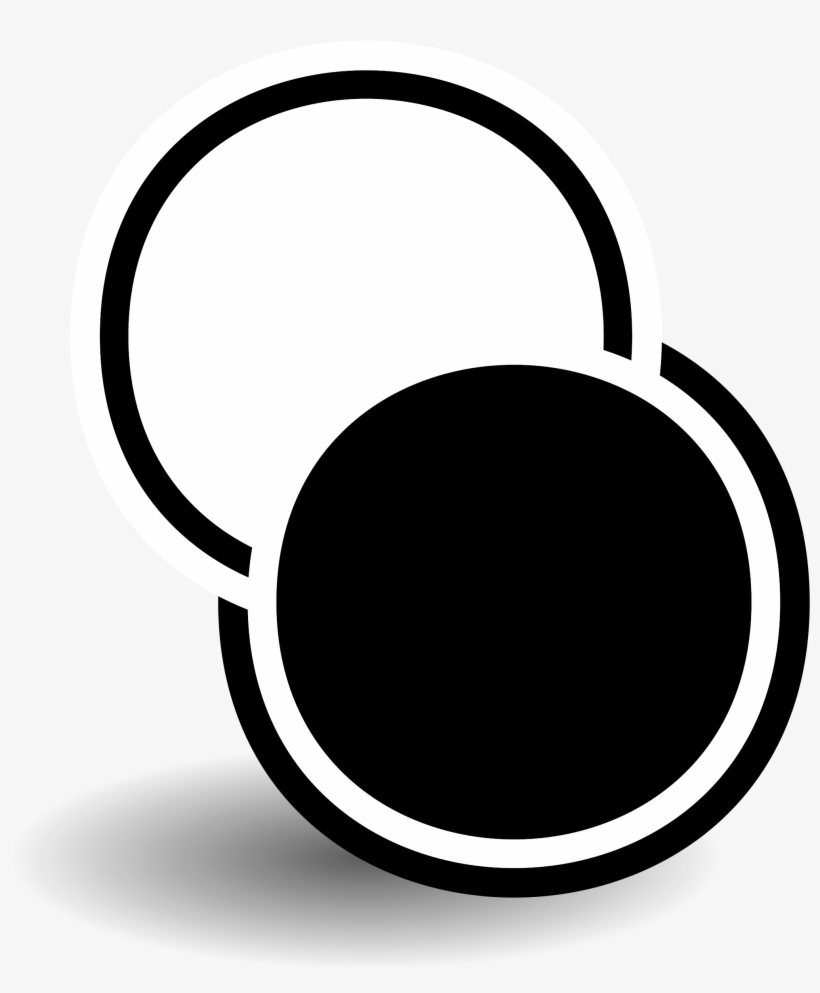 Black Empty Circle - Circulo Preto Fundo Branco, transparent png #8564994