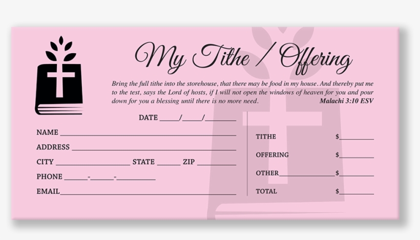 Tithe Envelopes For Church - Damask, transparent png #8565593