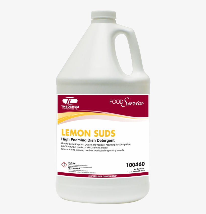100460 Lemon Suds 1 Gallon - Bottle, transparent png #8567329