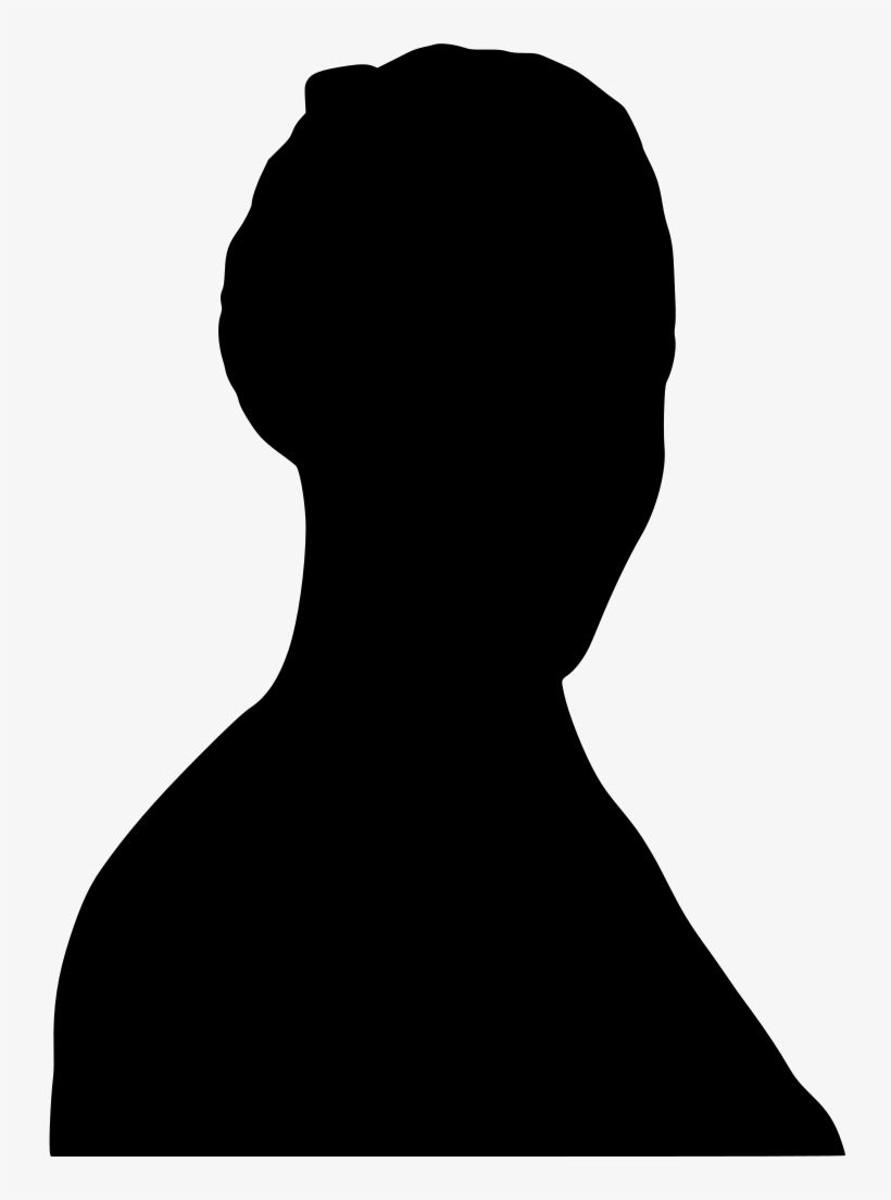 Download Png - Black Outline Of A Person, transparent png #8567762