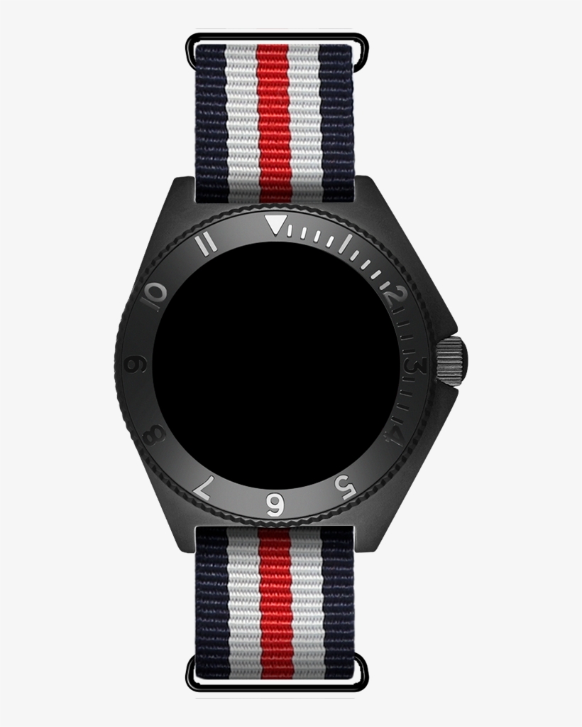 Mayfair Strap Nato Red, White & Blue - Bamford, transparent png #8567984