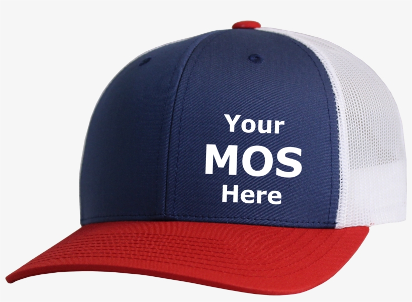 Red/white/blue Mos Hat - Baseball Cap, transparent png #8568087
