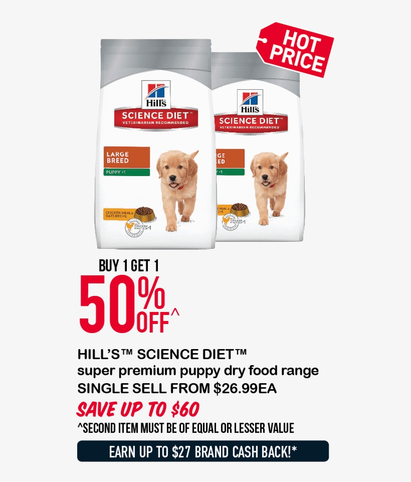 Hill's™ Science Diet™ Super Premium Puppy Dry Food - Companion Dog, transparent png #8568406