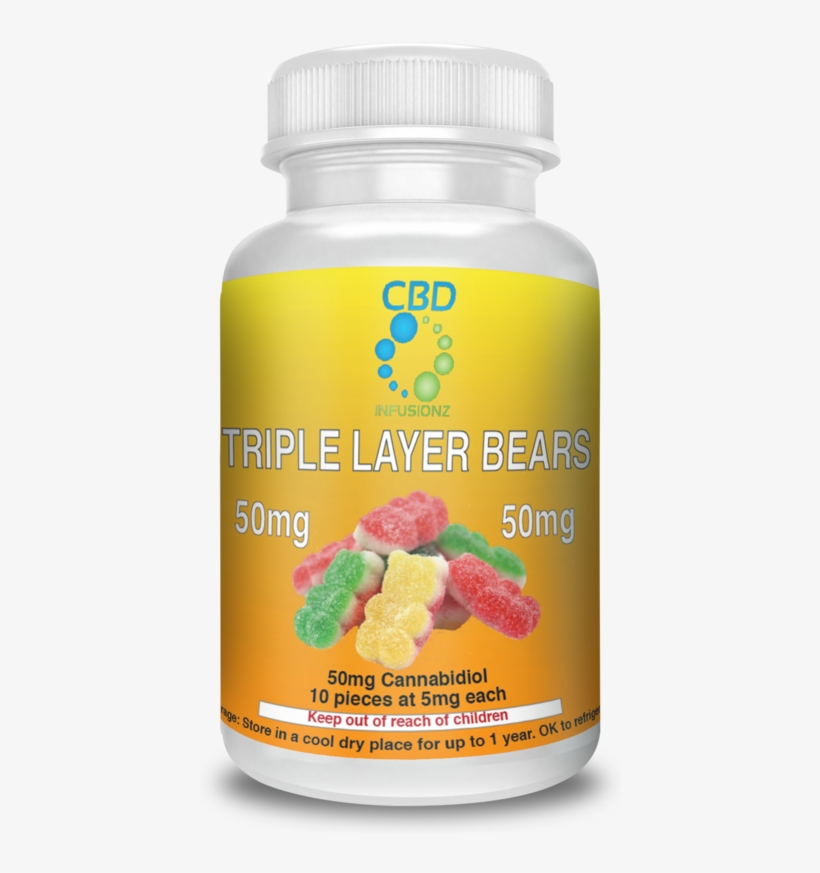 Triple Layer Bears Cbd Edibles 50mg Cbd - Nombres Para Jabon Liquido Para Manos, transparent png #8568445