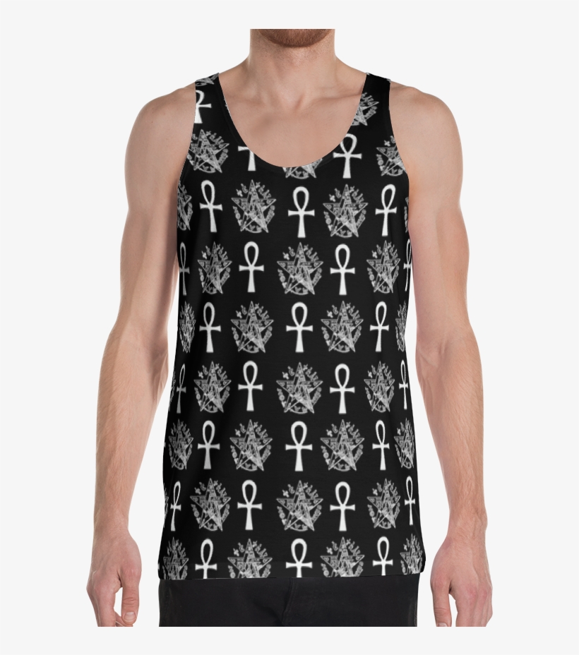 Ankh & Pentacle Tanktop - Shirt, transparent png #8568916
