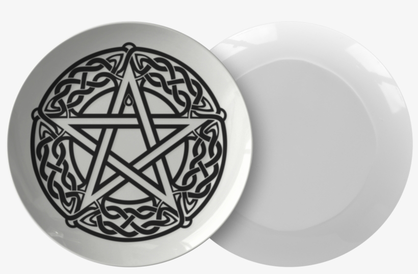 Wicca Pentacle Plate - Celtic Pentagram, transparent png #8569209