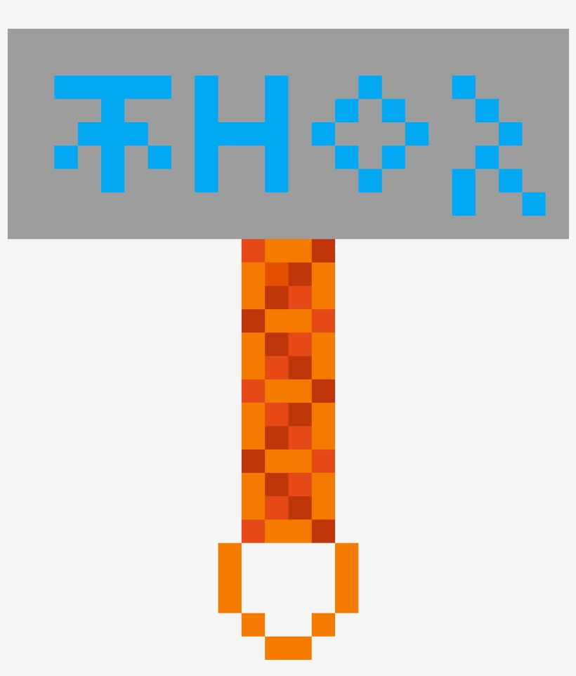 Thors Hammer - Cross, transparent png #8569460