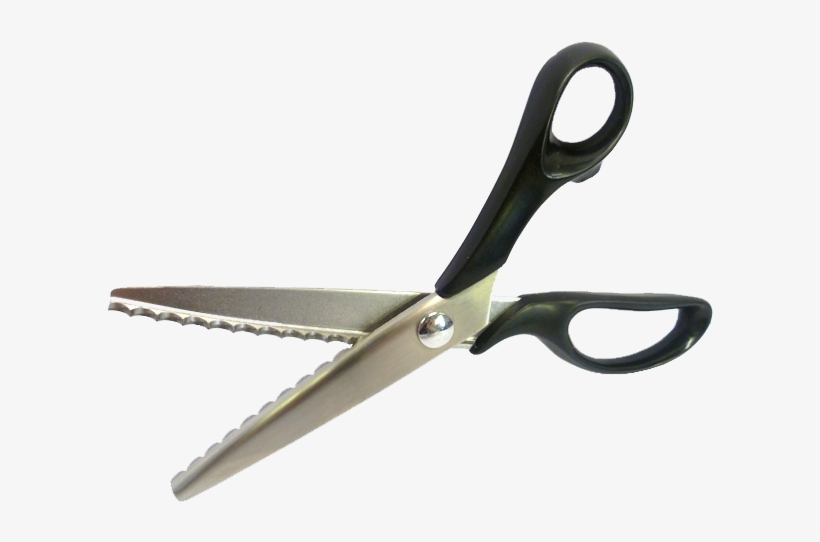 Scallopped-shears - Scissors, transparent png #8569608