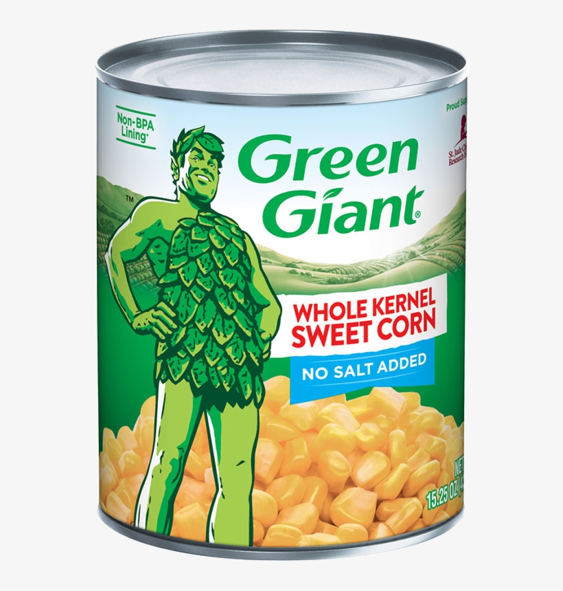 Green Giant® No Salt Added Whole Kernel Sweet Corn - Cans Of Green Beans, transparent png #8569727