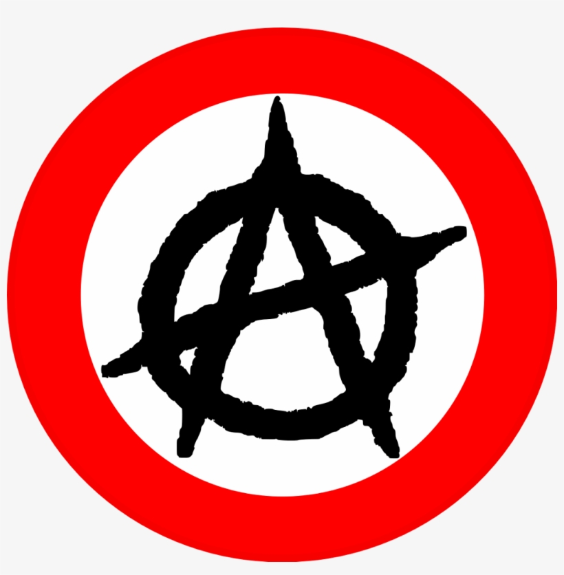 Anarchy Sticker - Anarchy Symbol, transparent png #8569833