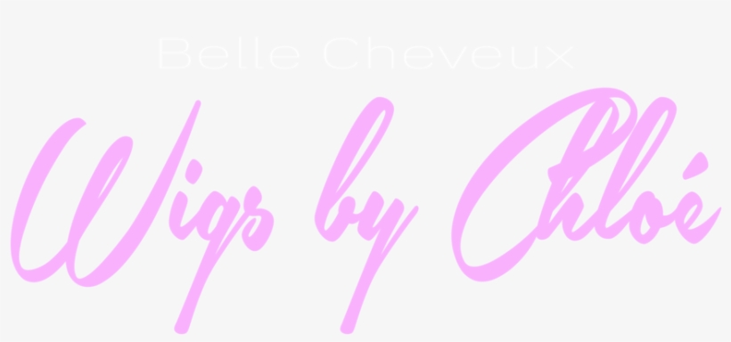 Bc Wigsbychloe Tag White 2 - Calligraphy, transparent png #8570185