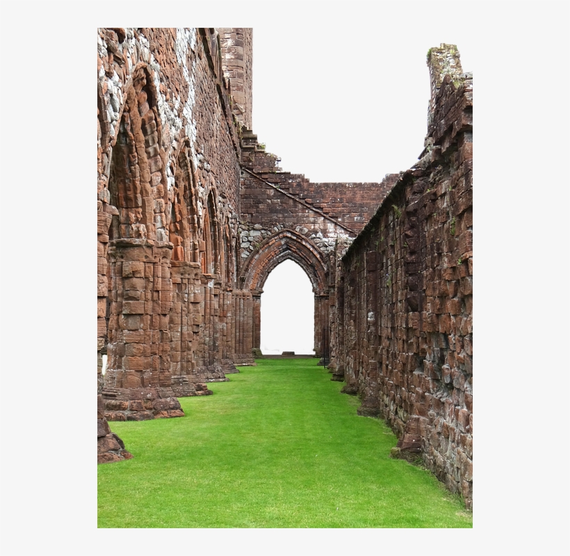 Ruin, Isolated, Chapel, Building, Architecture - Sweetheart Abbey, transparent png #8570569