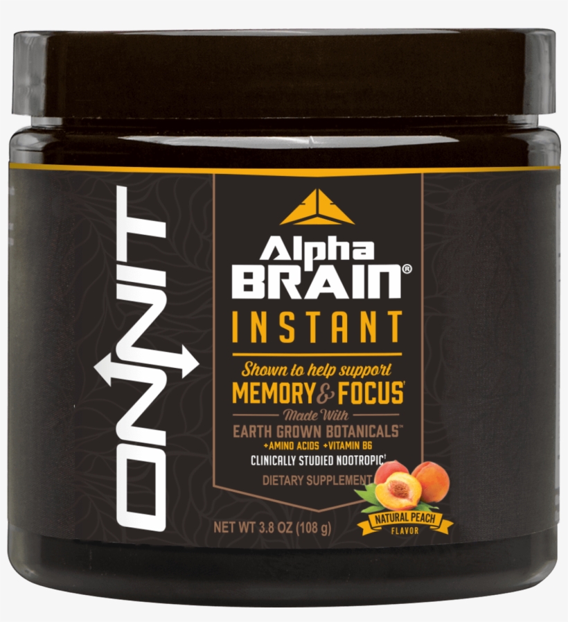 Alpha Brain ® Instant - Brain Onnit Amino Acid, transparent png #8570685
