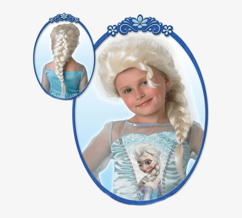 Child Disney Frozen Elsa Wig - Elsa Parukas, transparent png #8570994