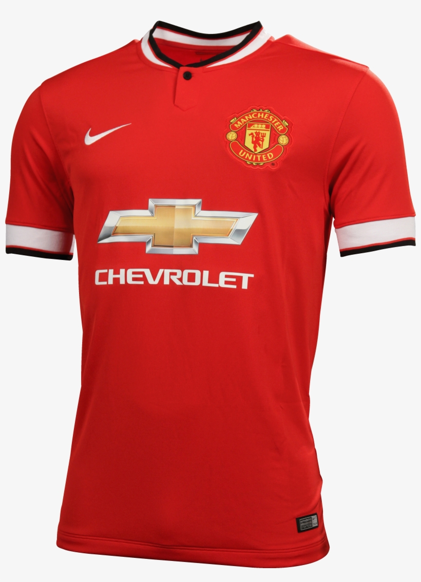 Manchester United 2014/15 Men's Official Home Jersey - Man Utd New Uniform, transparent png #8571000