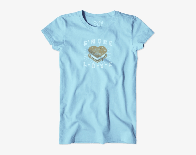 Girls' Smore Love Easy Tee - Active Shirt, transparent png #8571056