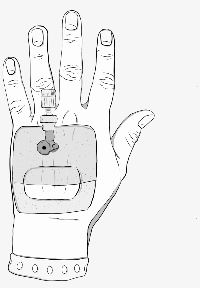 I Also Change The Typeface Used For The Words "helping" - Lacrosse Glove, transparent png #8571103