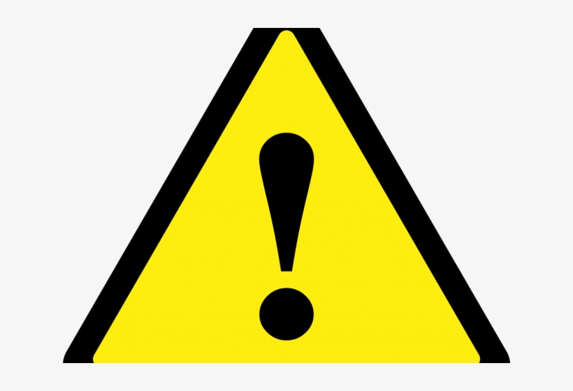 Caution Triangle Symbol - Danger Sign Clip Arts, transparent png #8571557