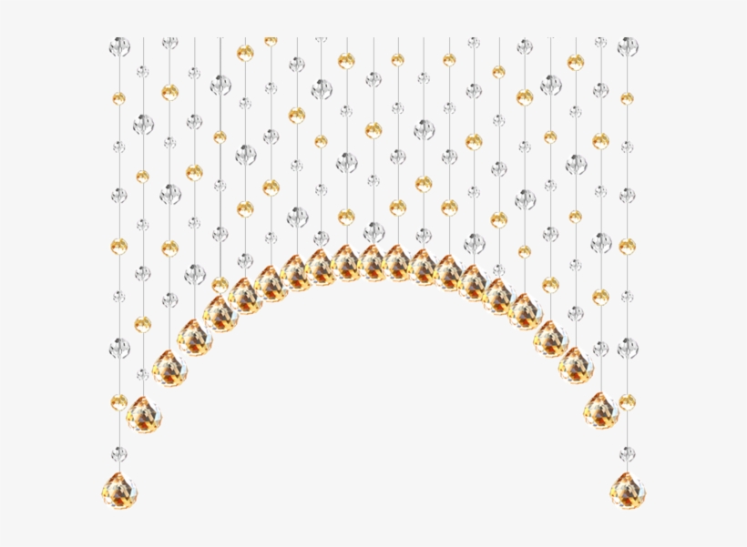 Crystal Bead Curtain Decorative Crystal Curtain Porch - Hanging Crystal Beads Png, transparent png #8571740