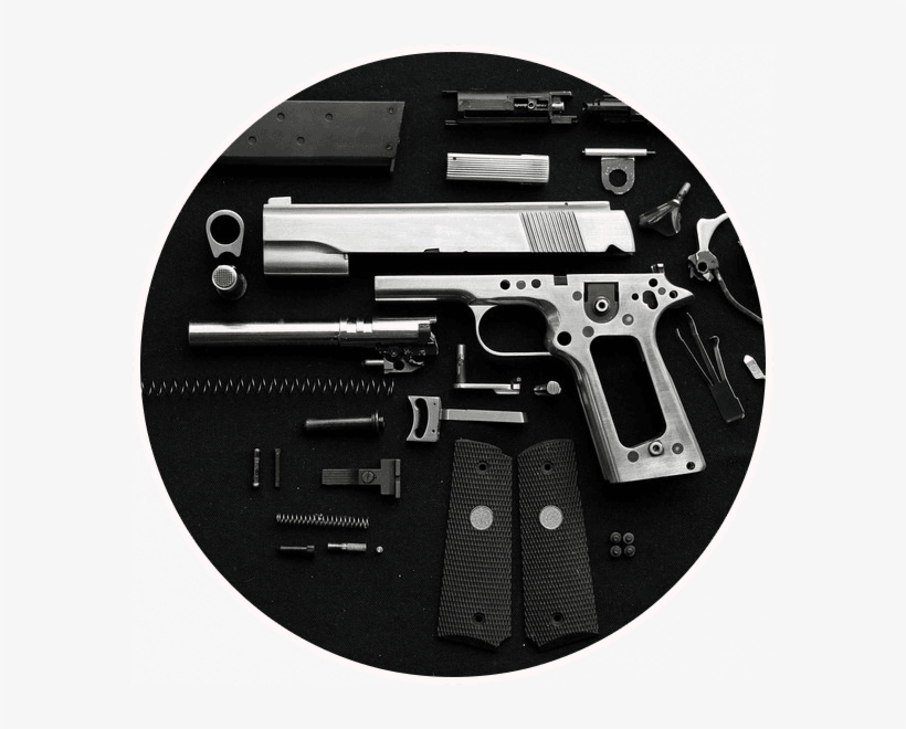 Hand Gun - Gun Cleaning, transparent png #8572023