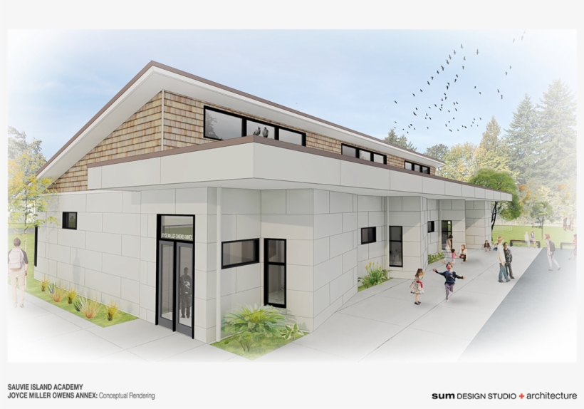 Opening Of New Building At Sauvie Island School - House, transparent png #8572324