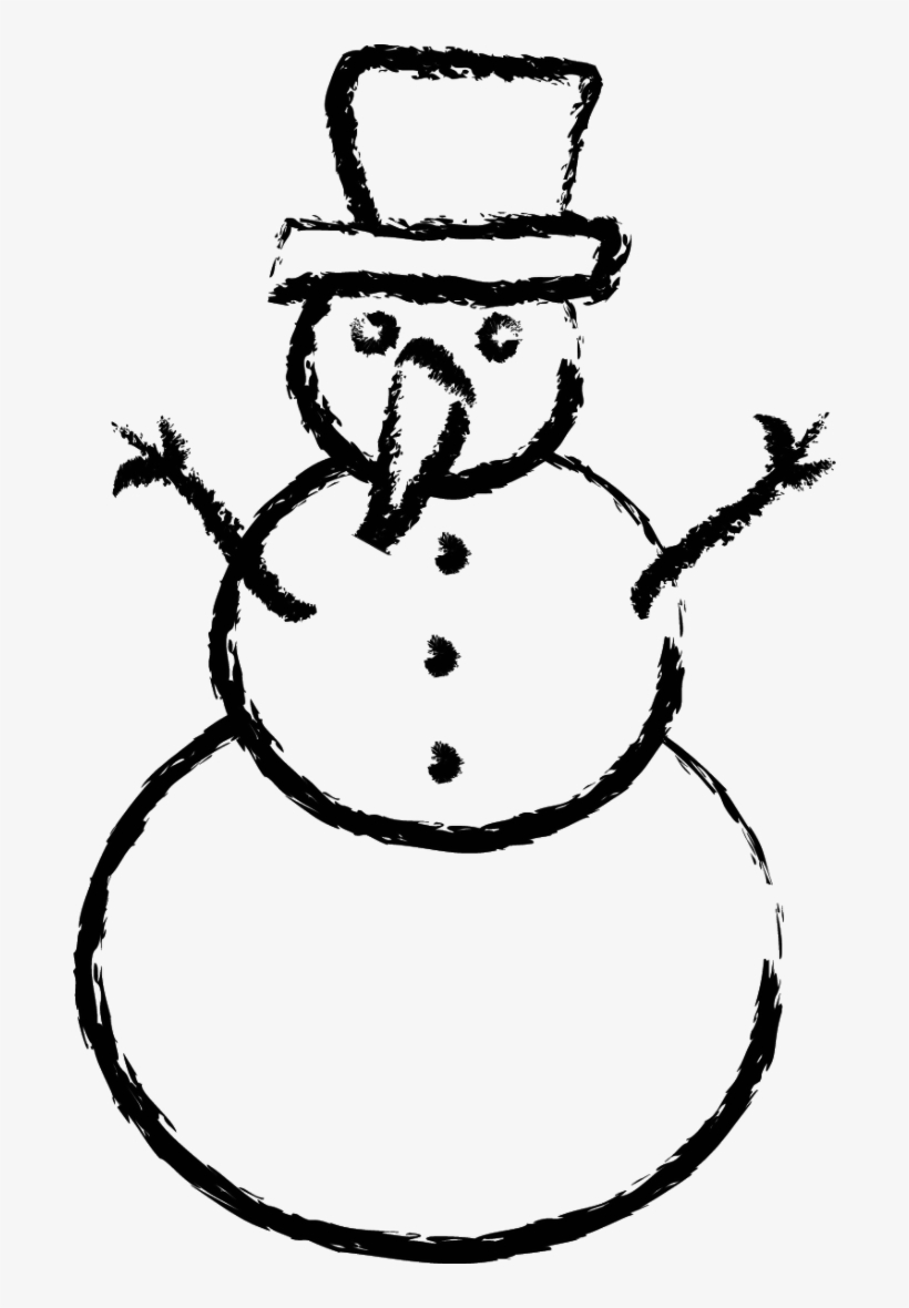 Kate Has Provided An Adorable Snowman Doodle For Each - Cartoon, transparent png #8572543