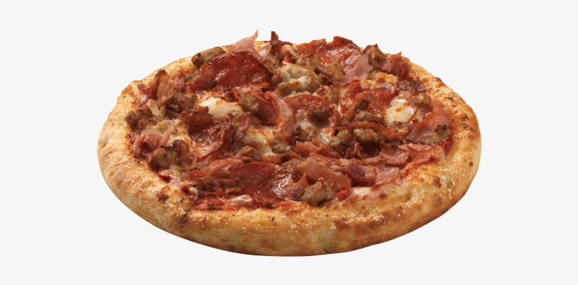 Personal Mega Meat Pizza - Pepperoni, transparent png #8572981