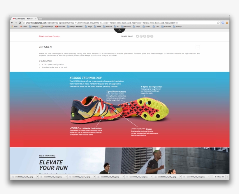 New Balance Xc-5000 - Web Page, transparent png #8573094