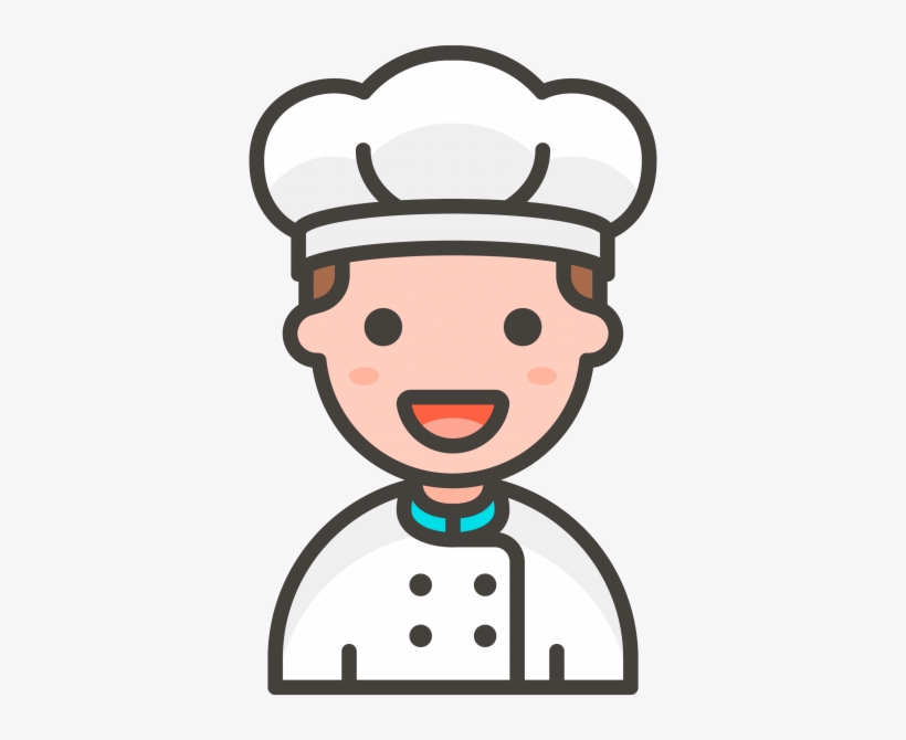 Chef Man Emoji - Transparent Emoji Chef, transparent png #8573346
