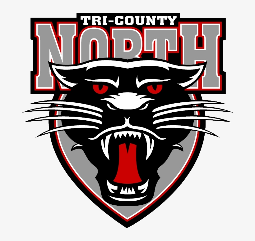 School Logo - Tri County North Panthers, transparent png #8573428