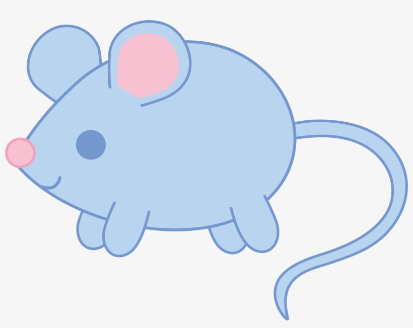 Clip Freeuse Library Blue Free Clip Art Cute - Blue Mouse Clipart, transparent png #8573431