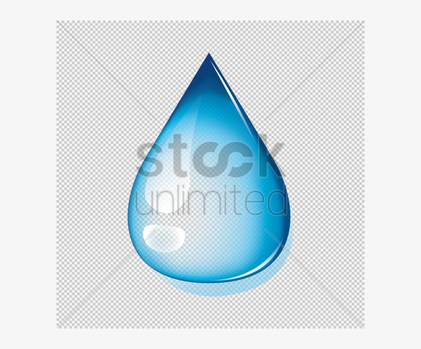 Water Drop Vector Png - Drop, transparent png #8573585