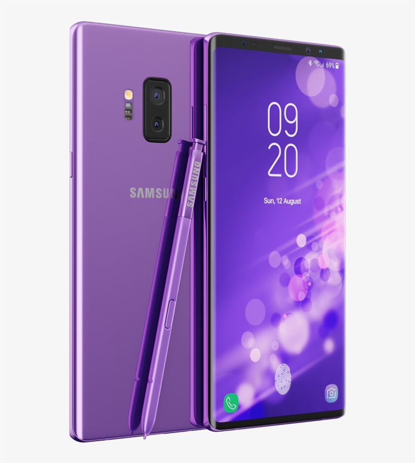 10f - S Note 9 Purple, transparent png #8573586