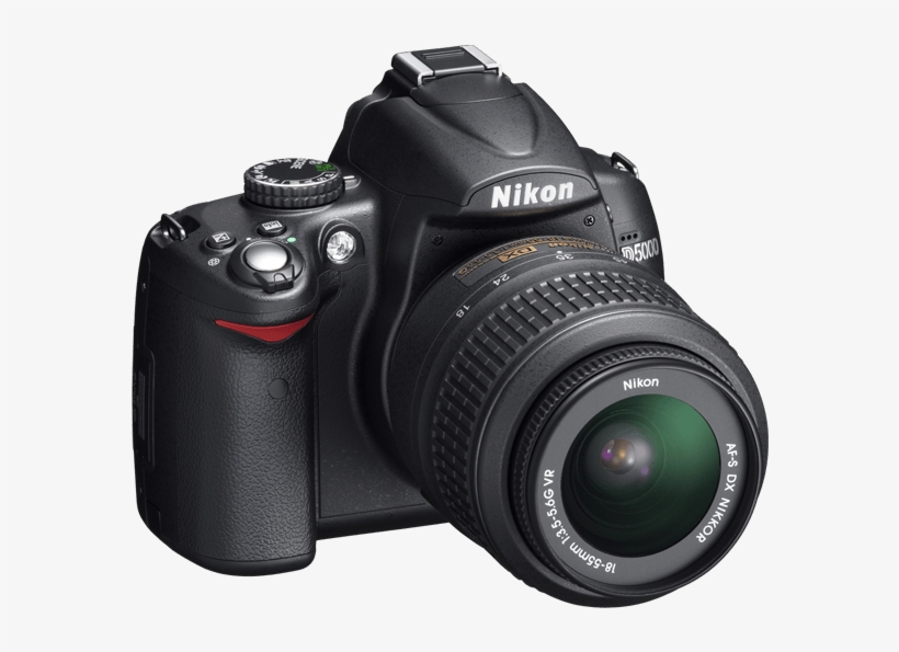 A Nikon D5000, Circa 2009, Which I Borrowed On And - Nikon D3500, transparent png #8574143