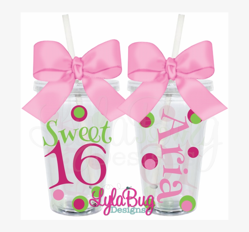 Bday Sweet 16 - Tumbler, transparent png #8574146