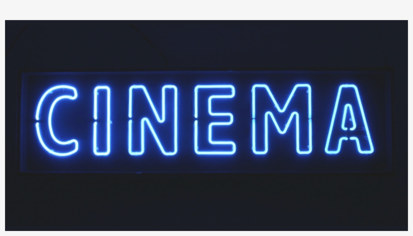 309 Images About Neon Lights☄ On We Heart It - Cinema Sign, transparent png #8575009
