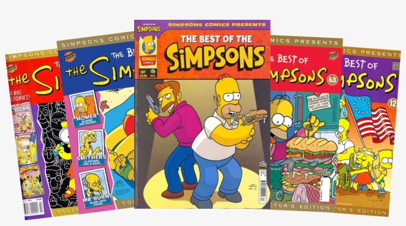 The Best Of The Simpsons Logo - Cartoon, transparent png #8575187