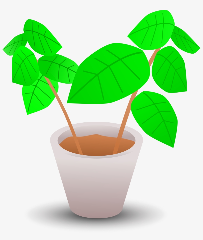 Jpg Transparent Big Image Png - Pot Plant Clip Art, transparent png #8575285