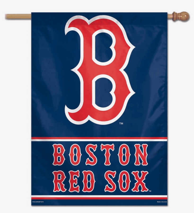 Boston Red Sox Team Logo Vertical Flag - Boston Red Sox Logo, transparent png #8575380