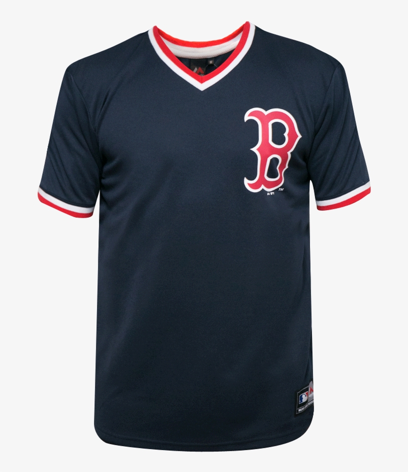 Boston Red Sox Majestic Mlb Kabor V-neck Poly Tee Navy - Depeche Mode T Shirt, transparent png #8575433