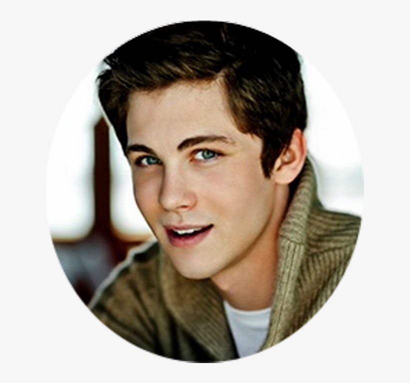 Bottons Logan Lerman - Klaroline Son, transparent png #8576191