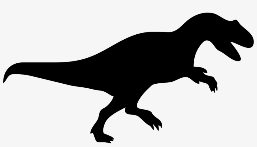 Iguanodon Dinosaur Shape Png - Dinosaur Silhouette T Rex, transparent png #8576338