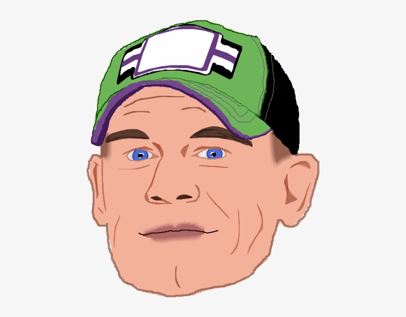 Here Is The Head Of John Cena, Enjoy - Cartoon, transparent png #8576656