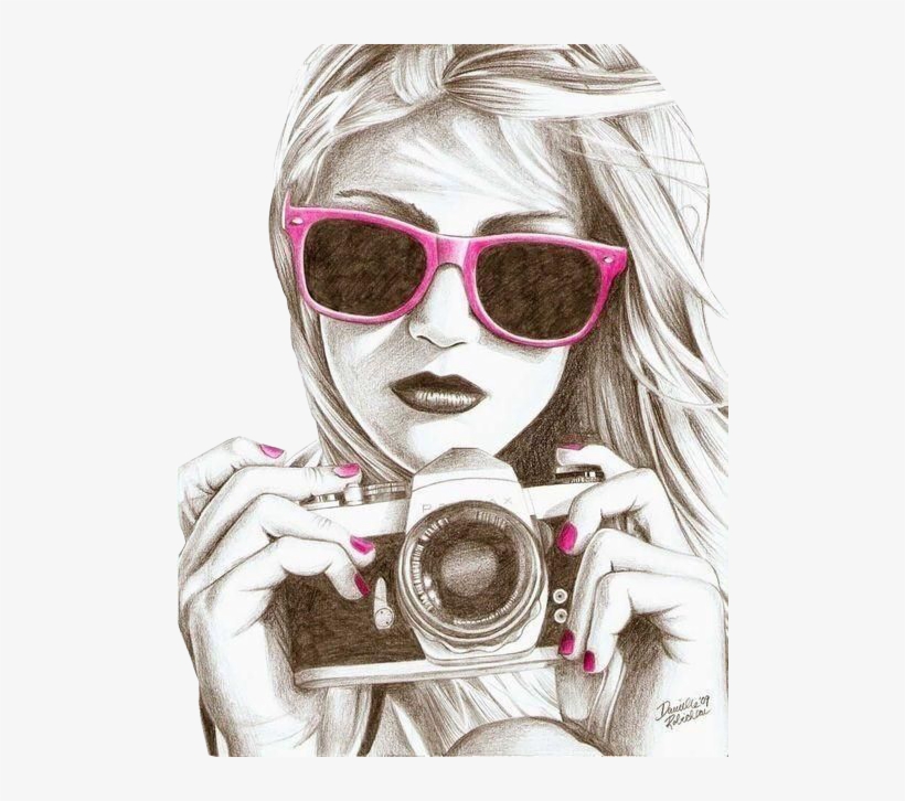 41 Images About Heart On We Heart It - Black And White Drawing With Color, transparent png #8576737