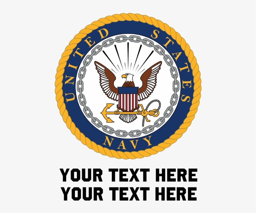 Us Navy Symbol Customized Round Ornament - Navy Symbol Transparent, transparent png #8576784