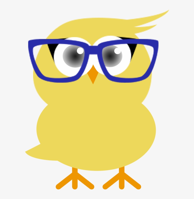 Savvy Chick - Cartoon, transparent png #8576826